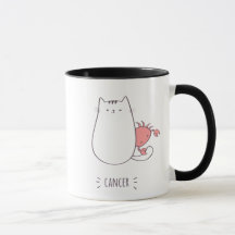 Symbole Zodiaque de chat de cancer
