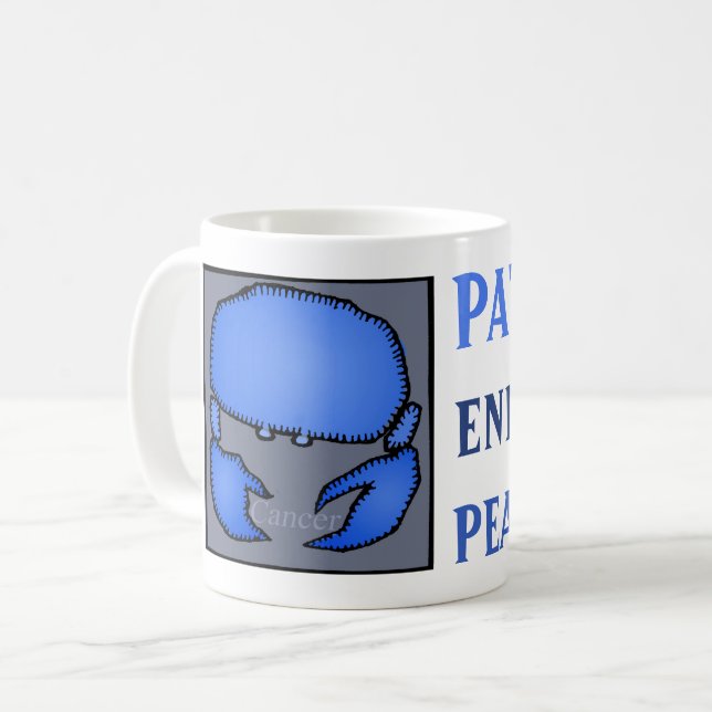 Mug Symbole Zodiaque personnalisable Cancer Personalit (Devant gauche)