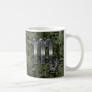 Mug SYMBOLE Zodiaque Scorpio Camo numérique Woodland