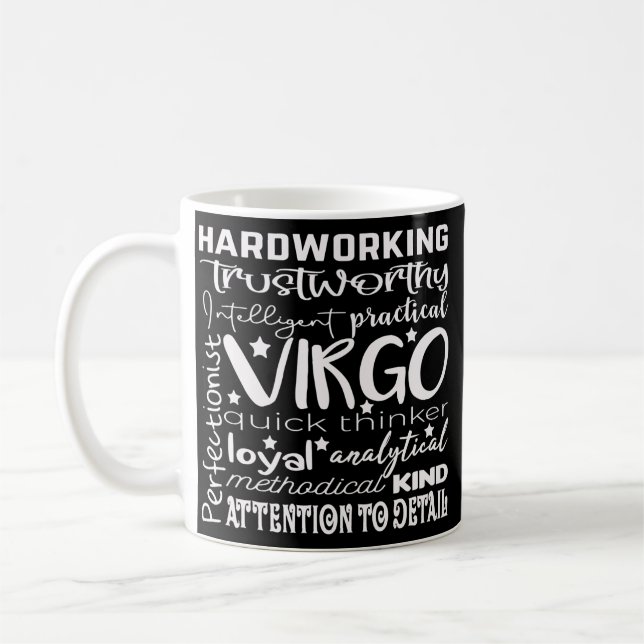 Mug SYMBOLE Zodiaque Virgo Tee - shirts graphiques pou (Gauche)