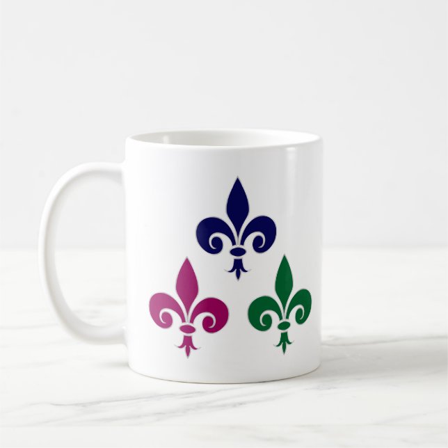Mug Symboles de fleur de lis (Gauche)