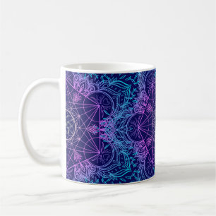 Mug Symboles de géométrie sacrée en Mandala sans soudu