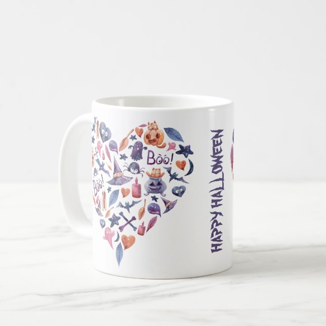 Mug Symboles d'Halloween (Devant gauche)