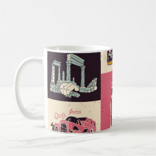 Mug Symboles illustrés de la culture jordanienne