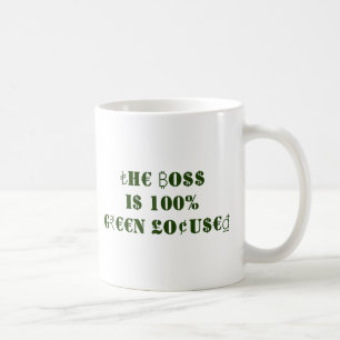 Mug Symboles monétaires internationaux Green Boss Fina