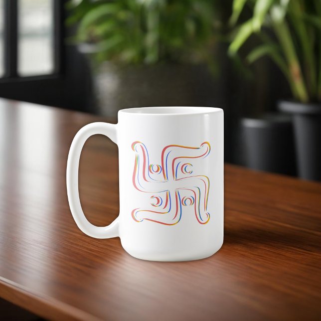 Mug Symobol sacré hindou Swastika (Créateur téléchargé)