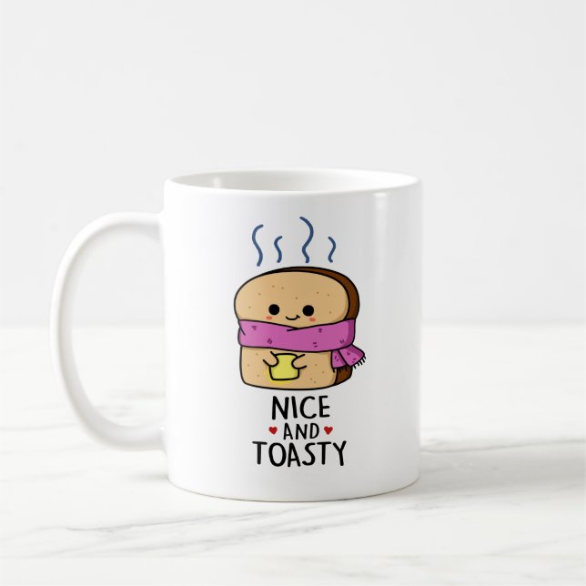 Mug Sympa Et Toasty Funny Beurre De Toast Pun (Gauche)