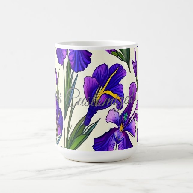 Mug Symphonie de jardin : Iris Floral (Centre)