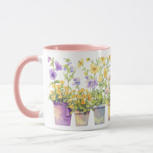 Mug Symphonie des fleurs en pointillés