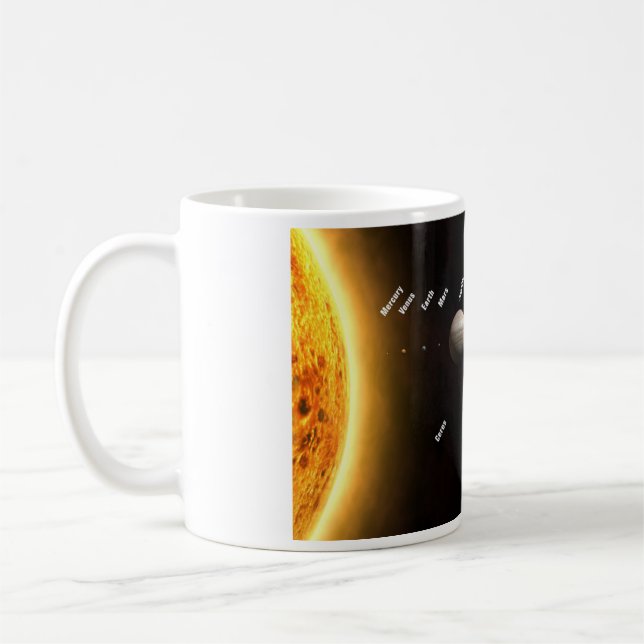 Mug Système solaire (Gauche)