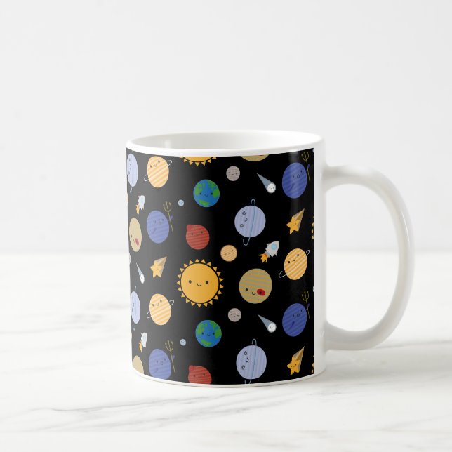 Mug Système solaire de Kawaii (Droite)