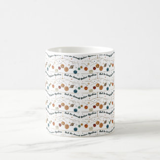 Mug Système Solaire En Pause Déjeuner Motif Espace Rét