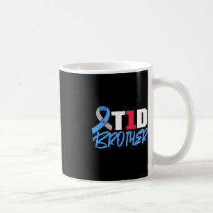 Mug T1D Frère Type 1 Sensibilisation au diabète Frère