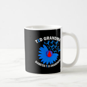 Mug T1d Grand-mère Sensibilisation au diabète de type 