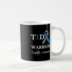 Mug T1D Guerrier Type 1 Sensibilisation au diabète Rub