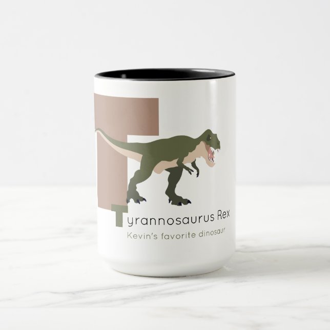 Mug T comme Tyrannosaurus Rex (Centre)