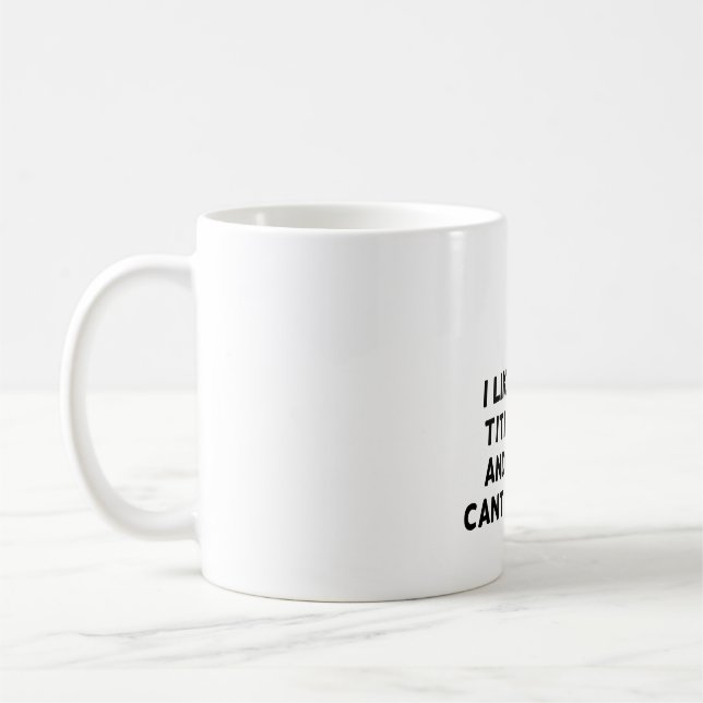 Mug T est pour Titi Monkey (Gauche)