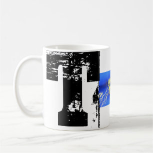 Mug T Musique typographique de granulométrie
