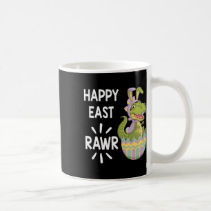Mug T Rex Dinosaure de Pâques Lapin Oeuf Joyeux Eastra
