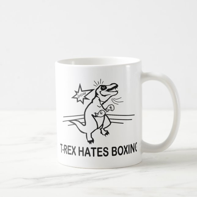 Mug T Rex Hates Boxe (Droite)