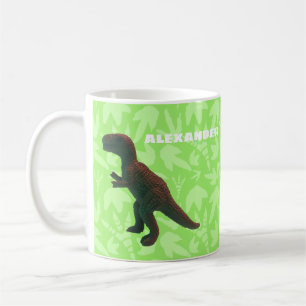 Mug T-Rex Tyranosaurus Rex Toy Dinosaur Vert clair