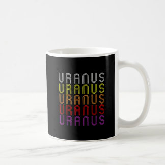 Mug T-Shirt Astronomie Rétro Vintage Planète Uranus