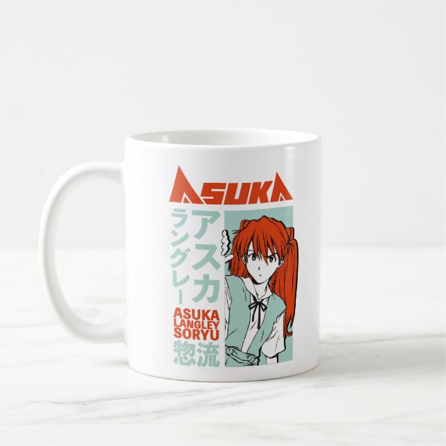 Mug T-shirt Asuka Langley Nge (Gauche)
