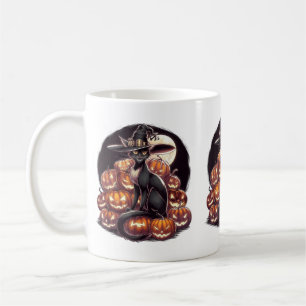 Mug T-Shirt Chat Noir Halloween2