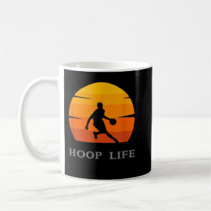 Mug T-shirt de basket-ball à vie de cerceau