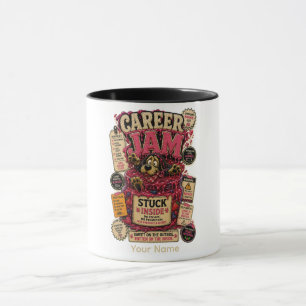 Mug T-Shirt de bureau drôle personnalisé Career Jam