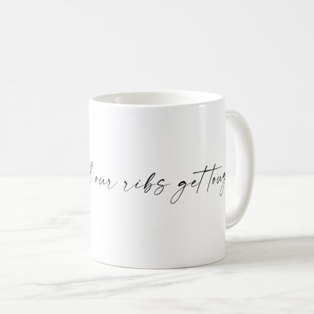 Mug T-Shirt de la citation de Lorde Ribs (Devant droit)