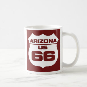 Mug T-shirt de l'itinéraire 66 de l'Arizona