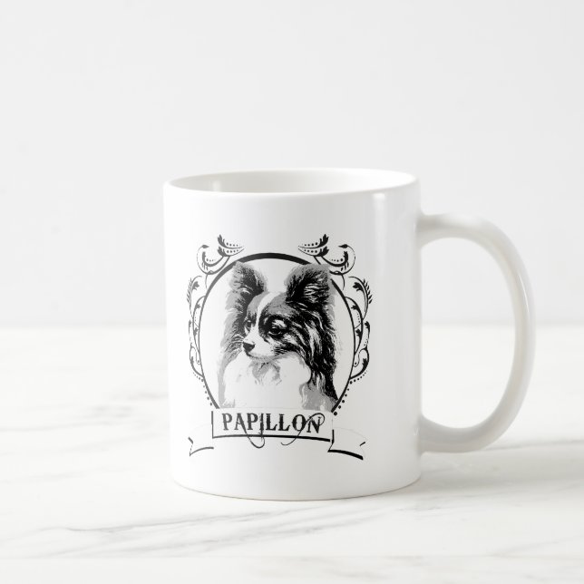 Mug T-shirt de Papillon (Droite)
