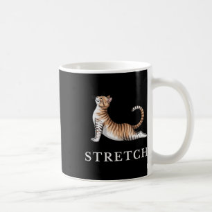 Mug T-shirt de yoga pour chat Stretch Calme Lance Mign