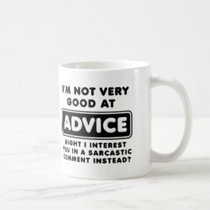 Mug T-shirt drôle : conseils contre sarcasme