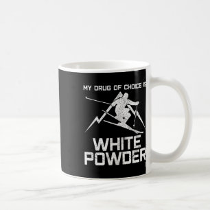 Mug T-shirt drôle de ski - Mon médicament de choix est