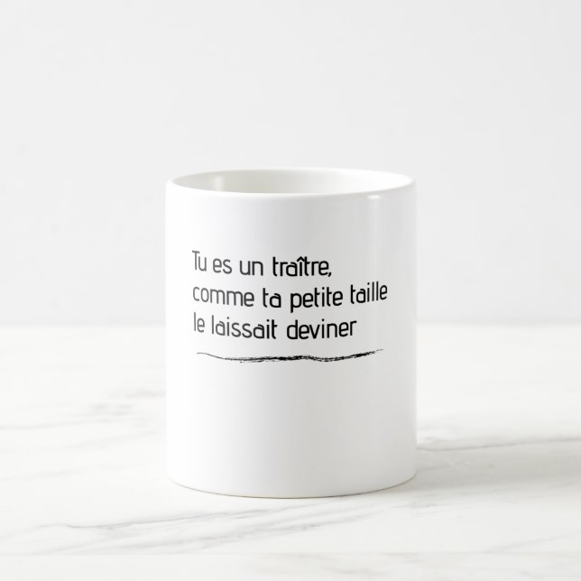 Mug T-shirt du traître Oss 117 Cadeau (Centre)