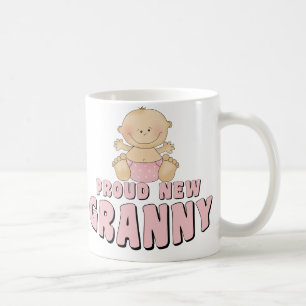 Mug T-shirt fière nouvelle grand-mère