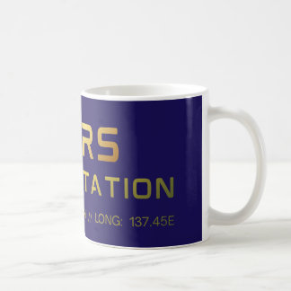 Mug T-shirt graphique Future Mars Space Station avec s