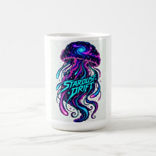 Mug T-Shirt Graphique Méduse Cosmique Stardust Drift p