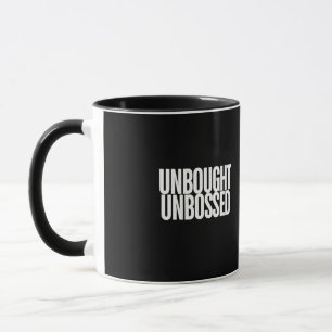 Mug T-shirt graphique « Unbought Unbossed Bold Chishol