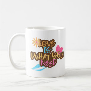 Mug t-shirt love is all you need 