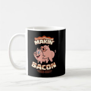 Mug T-shirt Makin' Bacon, Cochon, Maxi, Zany