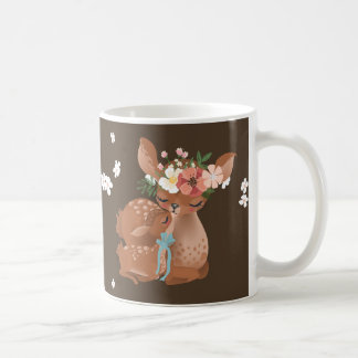 Mug T-shirt mignon de maman Deer With Her Baby