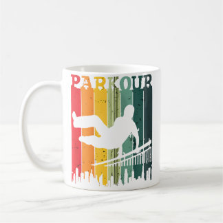 Mug T-shirt Parkour pour hommes Amoureux de Parkour po