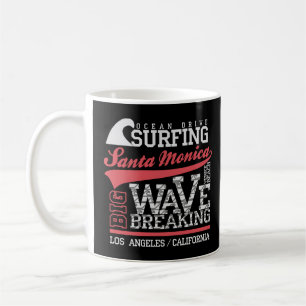Mug T-shirt père Noël Monica Surfing