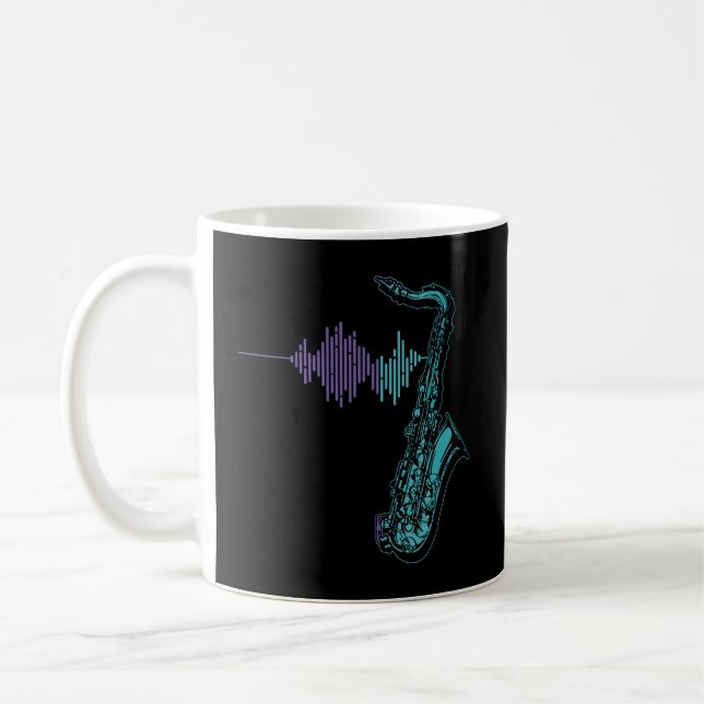 Mug T-shirt Saxophone (Gauche)