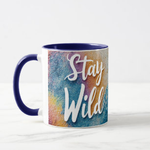 Mug T-shirt Stay Wild Chemise inspirée par la nature