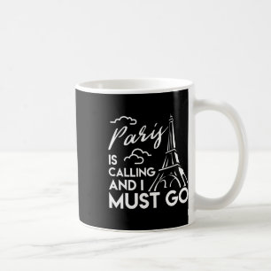 Mug T Shirt Tour Eiffel Paris Vous Appelle Vacances Pa