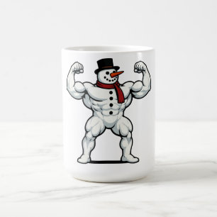 Mug T-shirt Tri-Blend bonhomme de neige Noël/hiver Buf